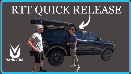 Thayer's Thoughts | iKamper on a Ford Ranger | VANULTRA RTT Quick Release Mounts