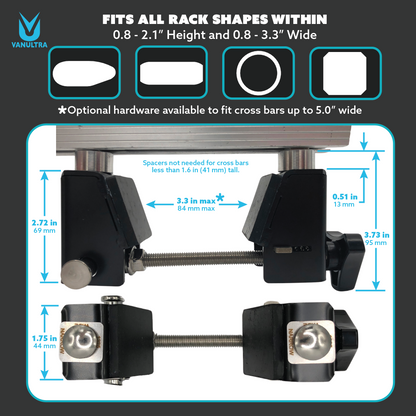 Roof Top Tent Quick Release Mounts