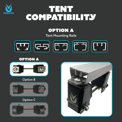 Roof Top Tent Quick Release Mounts